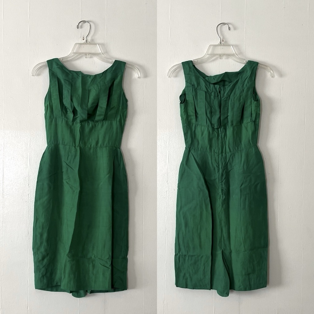 Vintage SABA JRS California Green Mini Dress